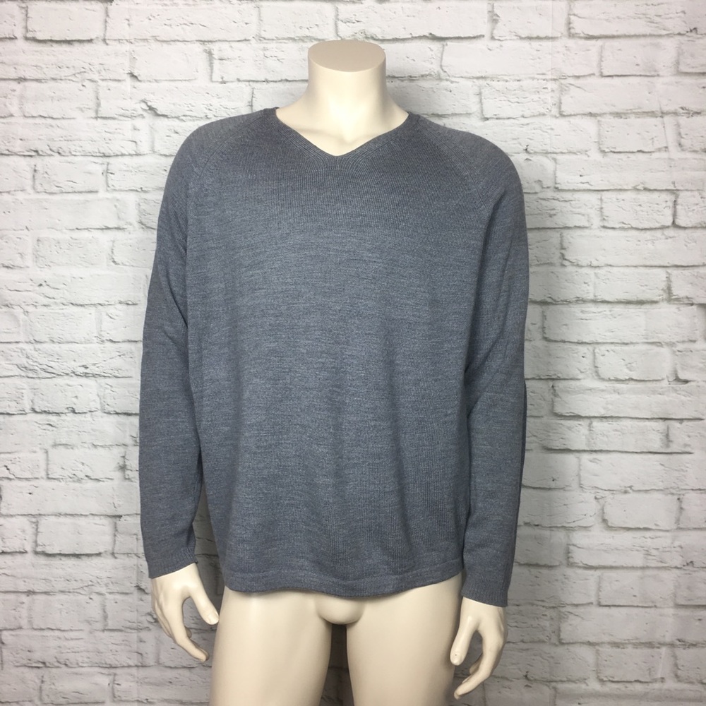 Nike Tiger Woods V-neck Pullover Wool Sweater L